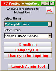 AutoKeys: AutoType Software screenshot